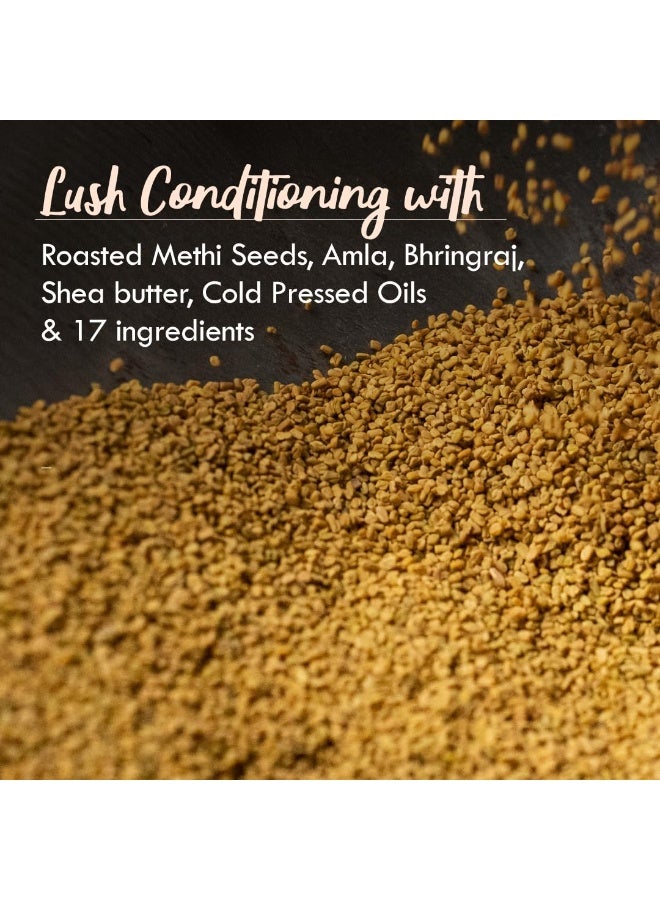 Nat Habit Crushed Tri-Leaf NutriMask - Hair Mask For Hairfall, Conditioning, Smoothening & Shine, Suitable For All Hair & Scalp Types (Pack of 1) - Image 3
